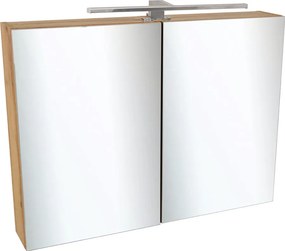 Comodo Zrkadlová skrinka Ideal OW 80 ZS LED-CR s osvetlením Any LED 50 CR, chróm