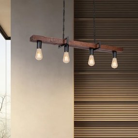 Luster na reťazi HARD 4xE27/60W/230V