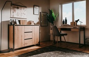 Komoda so zásuvkami Denver, dub artisan/antracit