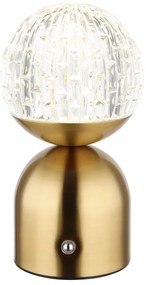 Globo 21007M-LED Stm. dot. stol. lampa JULSY LED/2,5W/3,7V 2700/4000/6500K mosadz GL7940