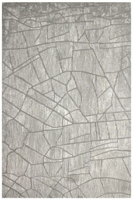 Koberec Opal F438A sivý / strieborný / krémový