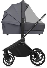 Lionelo - Kombinovaný kočík 3v1 MIKA PLUS Grey Stone