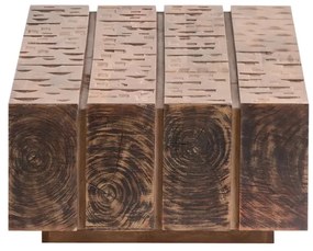 furniture-nabytek.cz - Masívny konferenčný stolík Otara z mangového dreva, lakovaný hnedý – 120x70 cm