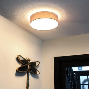 Stropné svietidlo sivé 40 cm vrátane LED - Drum LED