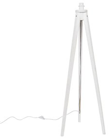 Rustikálna stojaca lampa trojnožka biela - Tripod Classic