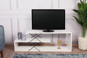 TV stolík/skrinka Ziky (biela). Vlastná spoľahlivá doprava až k Vám domov. 1067105