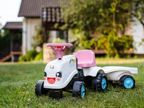 Falk Odrážadlo traktor s vlečkou Rainbow Farm  (100372167)