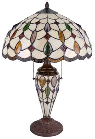 Stolová vitrážová tiffany lampa 60*40
