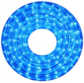 LED svetelný kábel - trubica 20m | modrá