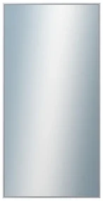 DANTIK - Zrkadlo v rámu, rozmer s rámom 50x100 cm z lišty Hliník strieborná (7002004)
