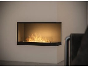 InFire - Rohový BIO krb 80x45 cm 3,5kW čierna