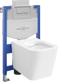 Mexen Fenix XS-U, podomietkový modul a závesné WC Teo, biela, 6853385XX00