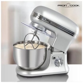 ProfiCook Kuchynský robot Profi Cook KM 1222 / s digitálnou stupnicou / 1200 W / 5 l / 8 rýchlostí / nerezová oceľ