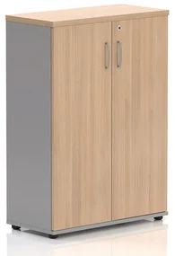 Stredná skriňa Visio LUX 80 x 38,5 x 113 cm, dub