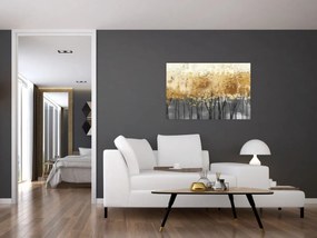 Obraz - Zlaté stromy (90x60 cm)