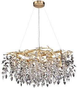 Krištáľový luster na lanku 12xG9/40W/230V zlatá