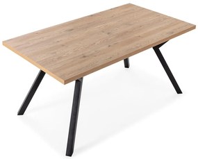 Jedálenský stôl s doskou z dubového dreva v prírodnej farbe 90x160 cm Marion – Marckeric