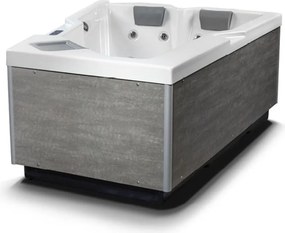 Hanscraft Virivka Plug & Play OKA1 Farba bočníc: Afro Grey, Farba škrupiny: Pearl white