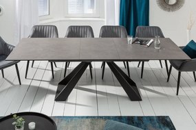 Jedálenský stôl Concord 180-230cm keramický v antracitovej farbe