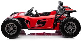 LEAN CARS Elektrické autíčko Buggy Racing 5 - červené - 2X200W - 24V/7Ah - 2023