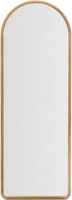 Nástenné zrkadlo s dreveným rámom 55x155 cm Milsa – Kave Home