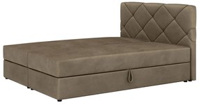 Čalúnená posteľ boxspring KROSS, 140x200, itaka 48