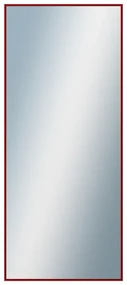 DANTIK - Zrkadlo v rámu, rozmer s rámom 60x140 cm z lišty Hliník vínová (7269209)