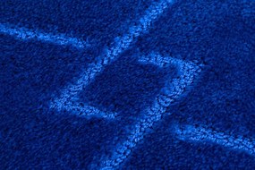 Kúpeľňový koberček MORENO modrý