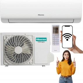 Nástenný klimatizátor Hisense Wings Comfort 3,2 kW 40 m2 Wifi Výkonná Domáca