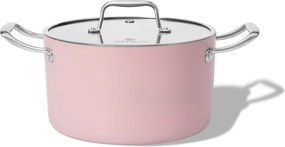Elmich Nepriľnavý keramický hrniec Vital Ø 20 cm (2.5L) - ružová (OUTLET)