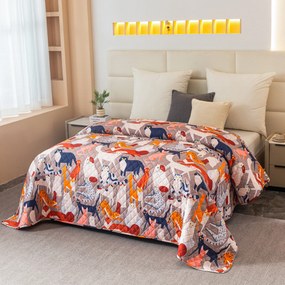 Prehoz na posteľ CATMOSPHERE, farebný Rozmer: 170 x 210 cm