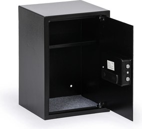 Nábytkový sejf s elektronickým zámkom a čítačkou odtlačkov prstov, 500 x 350 x 310 mm