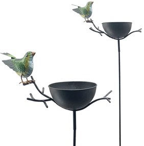 Zapichovacie napájadlo pre vtáky Kate, 122x29 cm, kov, viacfarebná