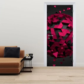 Fototapeta na dvere - 3D abstrakcia (95x205cm)