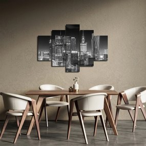 Obraz - Čiernobiely New York (150x105 cm)