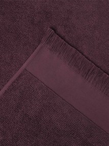 Froté osuška 70 × 140 cm - Loreta purpurová