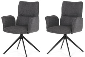 Sada jedálenských stoličiek DCH-D1328 GREY2, 2 ks