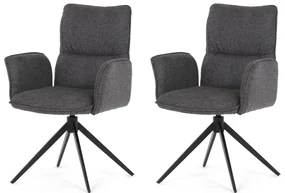 Sada jedálenských stoličiek DCH-D1328 GREY2, 2 ks