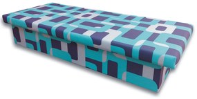 Jednolôžková posteľ (váľanda) 80 cm Janae 10 (Gusto 4A tyrkysová). Akcia -7%. Vlastná spoľahlivá doprava až k Vám domov. 793085