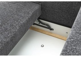 Tmavosivá rozkladacia pohovka Emile - Bobochic Paris