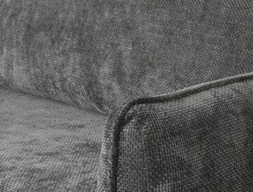 Rohová sedačka Salma, grafitová tkanina, univerzálna pravá/ľavá