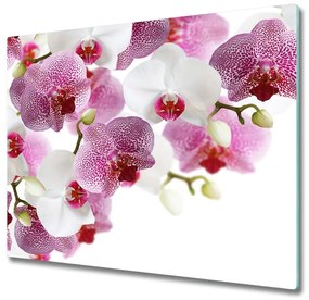 Sklenená doska na krájanie Orchidea 60x52 cm