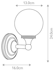 Elstead BATH-AUSTEN4-PC - LED Kúpeľňové svietidlo AUSTEN 1xG9/3W/230V IP44