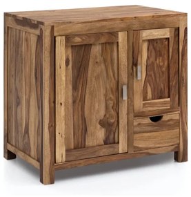 furniture-nabytek.cz - Masívna umývadlová skrinka Lagos z palisandrového dreva, lakovaná, hnedá
