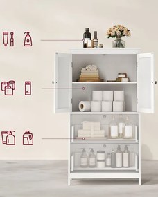 Kúpeľňová skrinka BBC551P31 biela