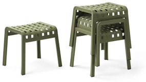 Stima plastová stolička POGGIO Odtieň: Agave - Zelená