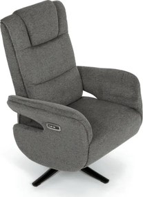Polohovacie kreslo sivé, elektrické TV-C5590 GREY2