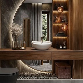 Rea Kate, umývadlo na dosku 450x270x140 mm, biela lesklá, REA-U6802