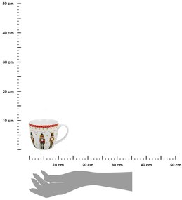 Porcelánový hrnek Christmas Nutcracke v taštičce 460 ml vícebarevný