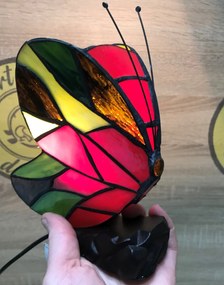 Dekoratívna lampa tiffany MOTÝĽ_R